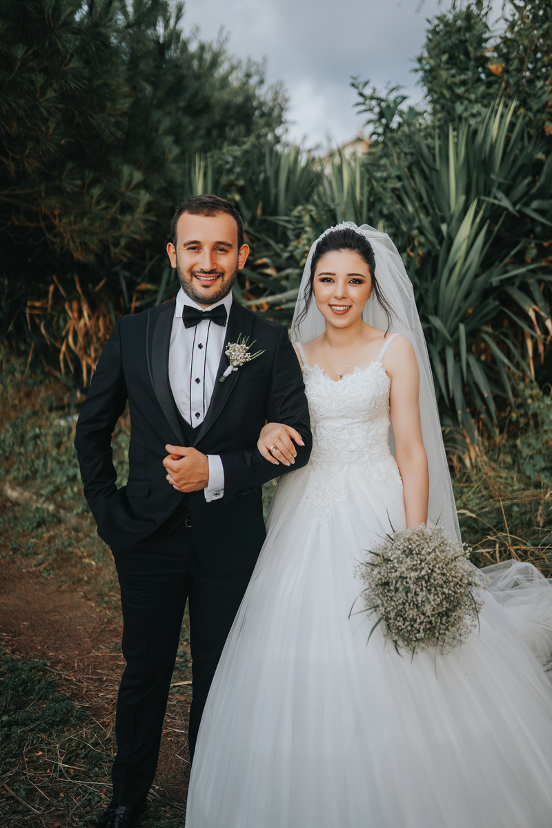 Wedding Photo of Newlyweds